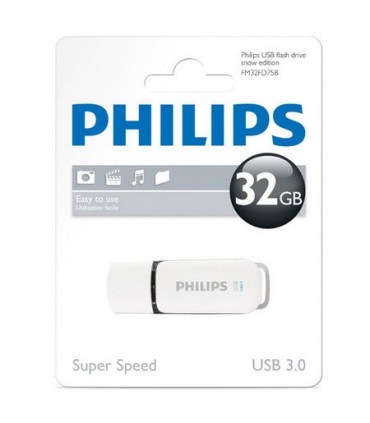 فلش مموری فیلیپس 32 گیگابایت Snow Edition FM32FD75B USB 3.0