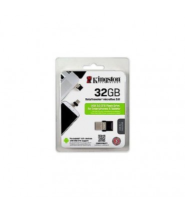 فلش مموری کینگستون ظرفیت 32 گیگابایت DTDUO USB 3.0 OTG