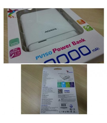 پاور بانک 10000میلی آمپر Adata PV150