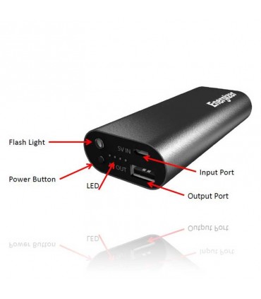 پاور بانک 4000 میلی آمپر Energizer UE4000