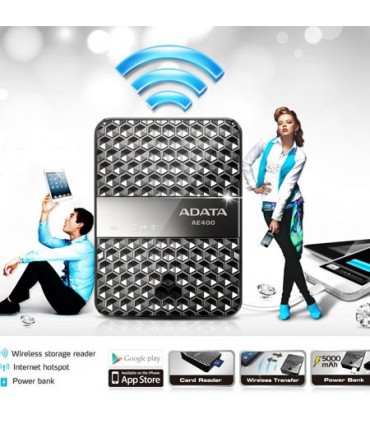 پاور بانک ای دیتا 5000 میلی آمپر DashDrive Air AE400