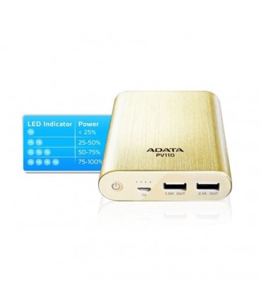 پاور بانک ای دیتا 10400 میلی آمپر PV110