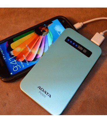 پاور بانک ای دیتا 4200 میلی آمپر PV100