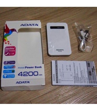 پاور بانک ای دیتا 4200 میلی آمپر PV100