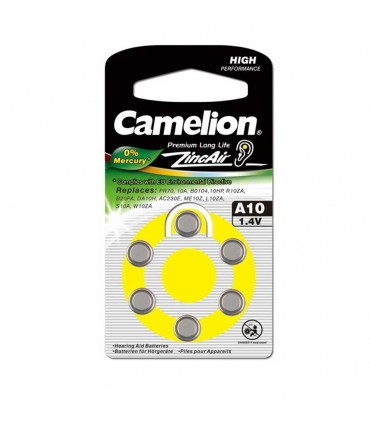 باتری سمعکی کملیون A10-BP6