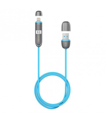 کابل تبدیل Fujipower Cable USB to microUSB / Lightning
