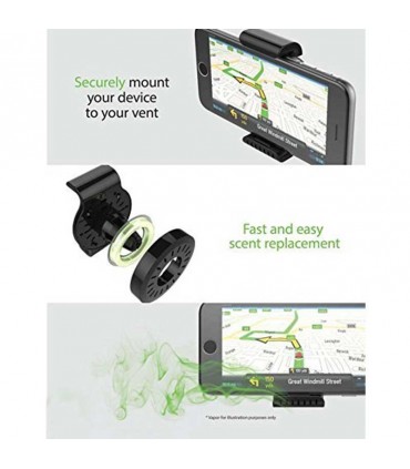 پایه نگهدارنده گوشی وخوشبو کننده خودرو Freshtech