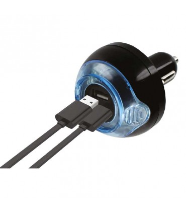 شارژر فندکی و خوش بو کننده هوا Freshtech 2USB