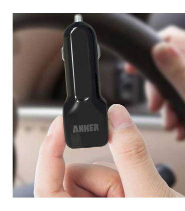 شارژر فندکی داخل خودرو Anker 2-Port Rapid USB Car