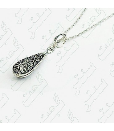 گردنبند باران نقره ای