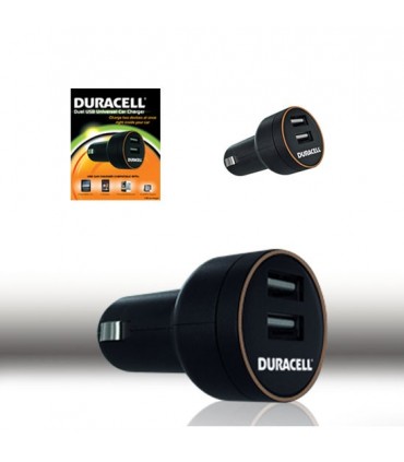 مبدل فندکی برق خودرو Duracell Dual