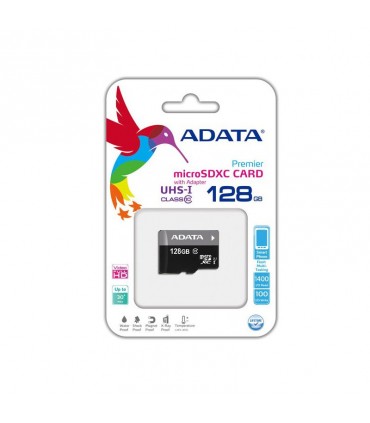 رم میکرو اس دی Adata Premier Class 10 UHS-I U1 30MBs microSDXC128GB