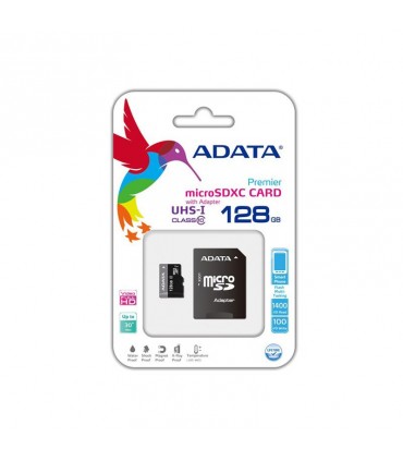 رم میکرو اس دی Adata Premier Class 10 UHS-I U1 30MBs microSDXC With Adapter128GB