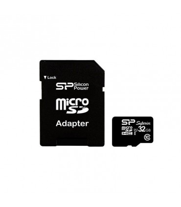 رم میکرو اس دی Silicon Power Superior Class 10 UHS-I U1 90MBs microSDHC With Adapter32GB