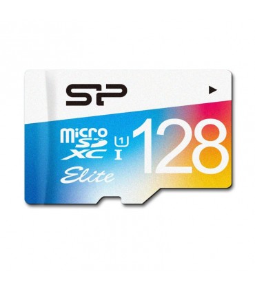 رم میکرو اس دی Silicon Power Elite Color microSDXC 128GB UHS-I U1 75MBs With Adapter