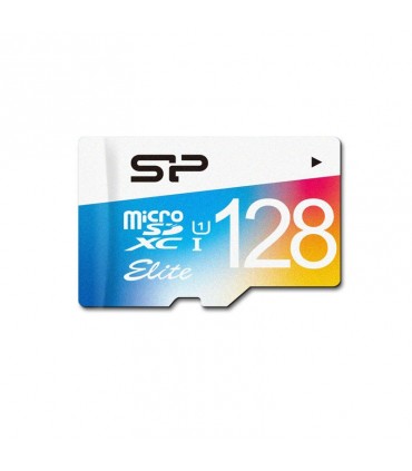رم میکرو اس دی Silicon Power Elite Color microSDXC 128GB UHS-I U1 75MBs With Adapter