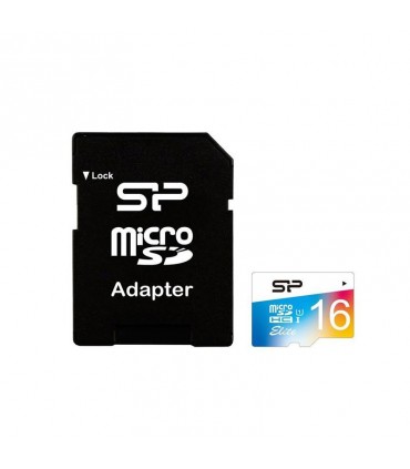 رم میکرو اس دی Silicon Power Elite Color UHS-I U1 85MBs With Adapter16GB