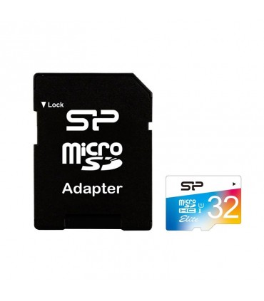 رم میکرو اس دی Silicon Power Elite UHS-I 32GB Class 10 With Adapter