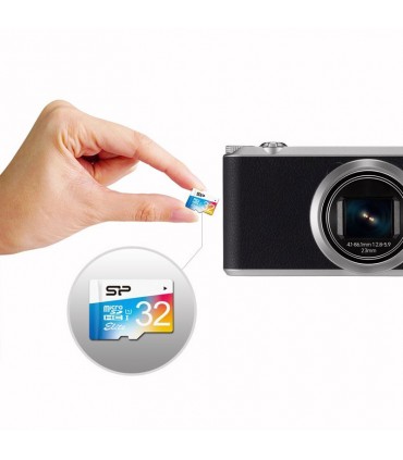 رم میکرو اس دی Silicon Power Elite UHS-I 32GB Class 10 With Adapter