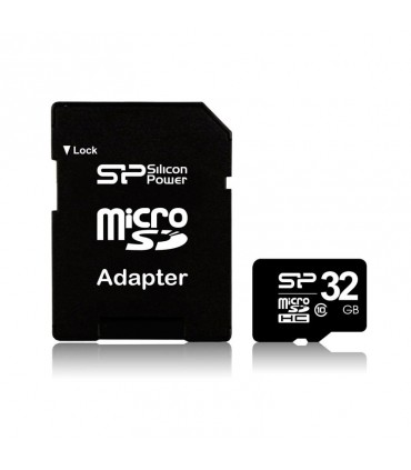 رم میکرو اس دی Silicon Power Class 10 With Adapter32GB