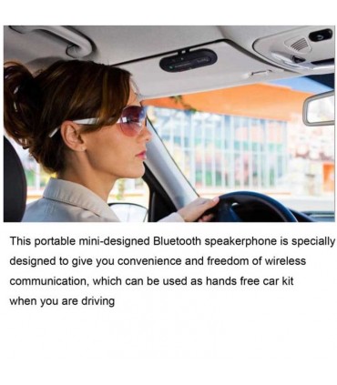 گیرنده و فرستنده بلوتوثی Speakerphone & Hands-free Visor Car Kit