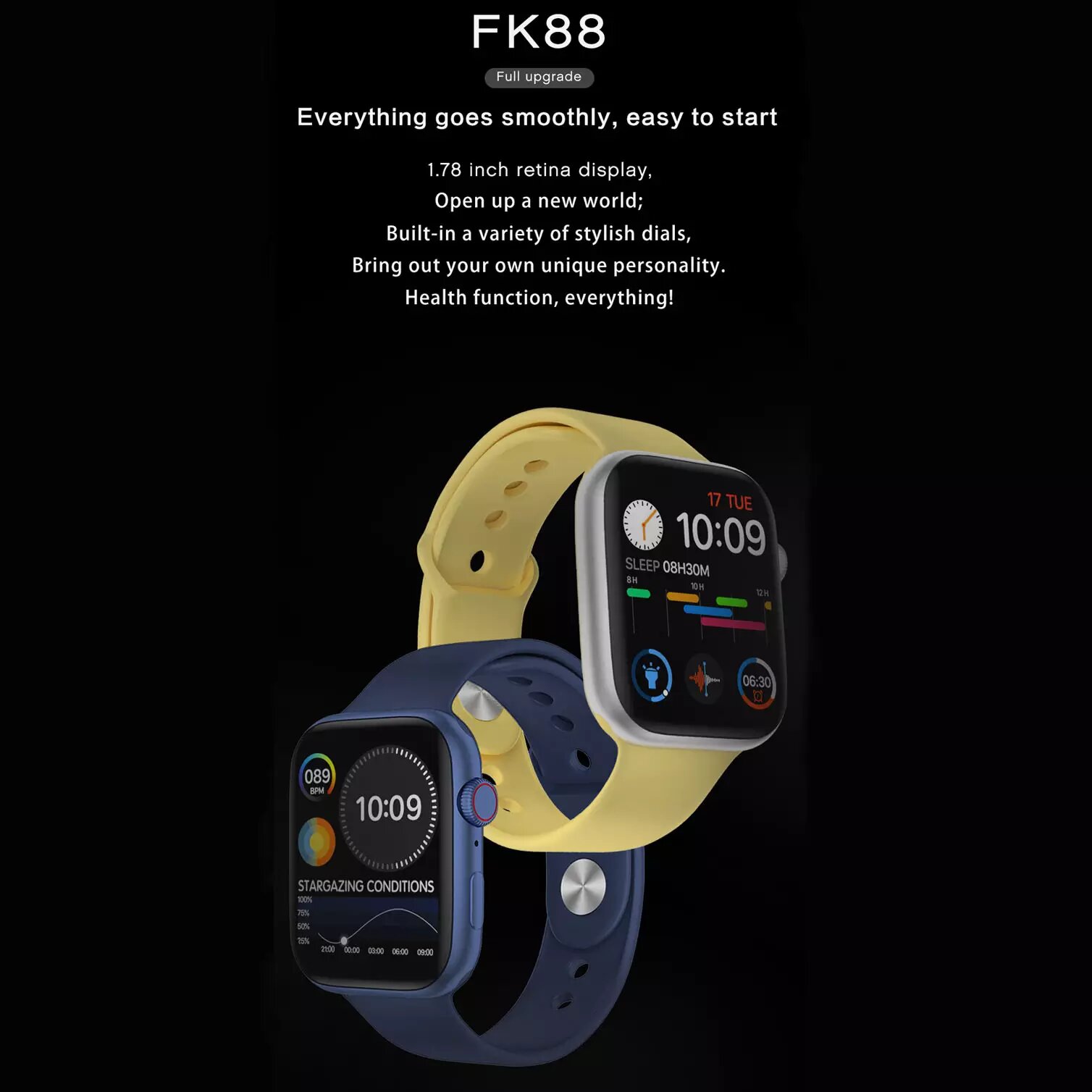 ساعت هوشمند مدل FK88 