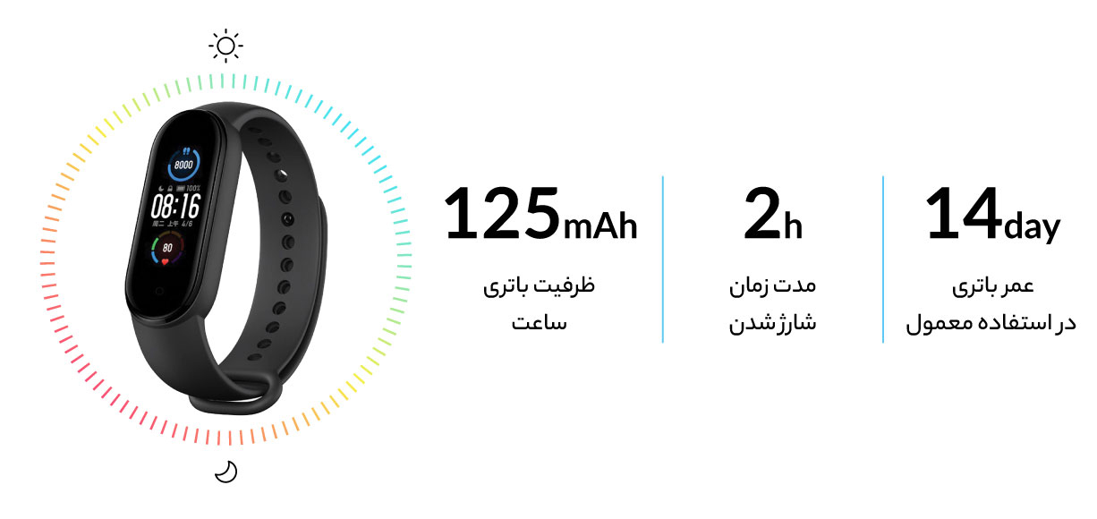 مچ بند هوشمند مدل M5